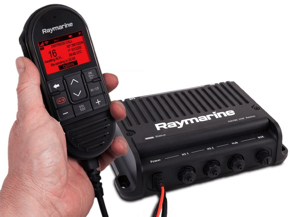 Raymarine Ray 91 Vhf Black Box With Ais Rx (Inc Wired Handset, Passive Speaker And Cable)