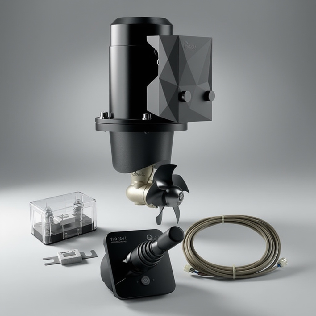 Подруливающее устройство Quick, D110mm, 25KGF, 12 В, (TCD2042 - TCDEX06 - NO TNL) (упаковка из 4 шт.)