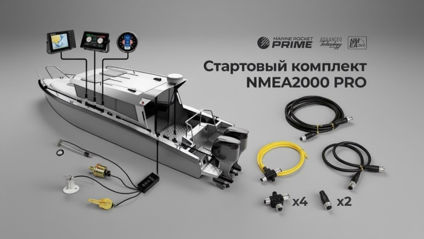 Стартовый комплект NMEA2000 PRO, Marine Rocket PRIME (упаковка из 3 шт.)