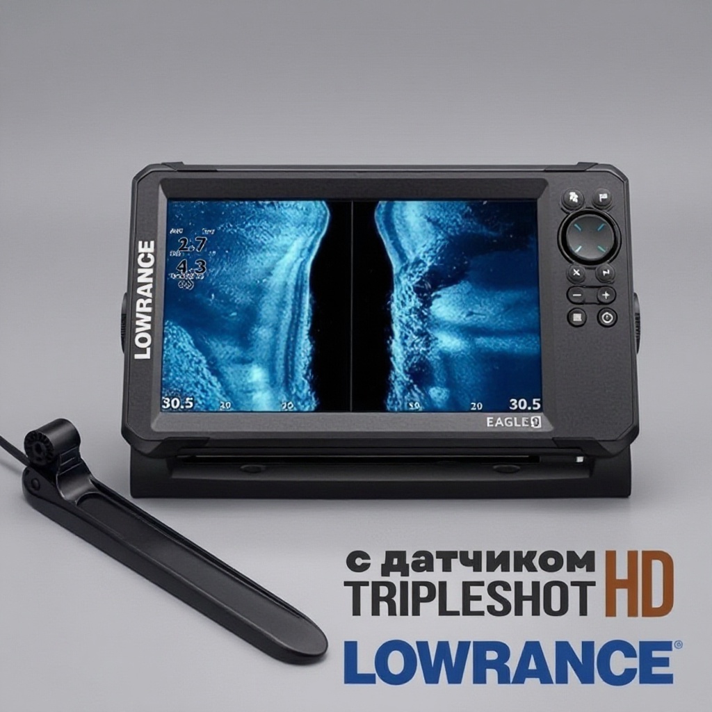 Lowrance Eagle 9 с датчиком TripleShot HD